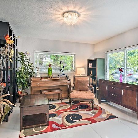 Shady And Eclectic Fort Lauderdale Dwelling With Yard! Exteriör bild