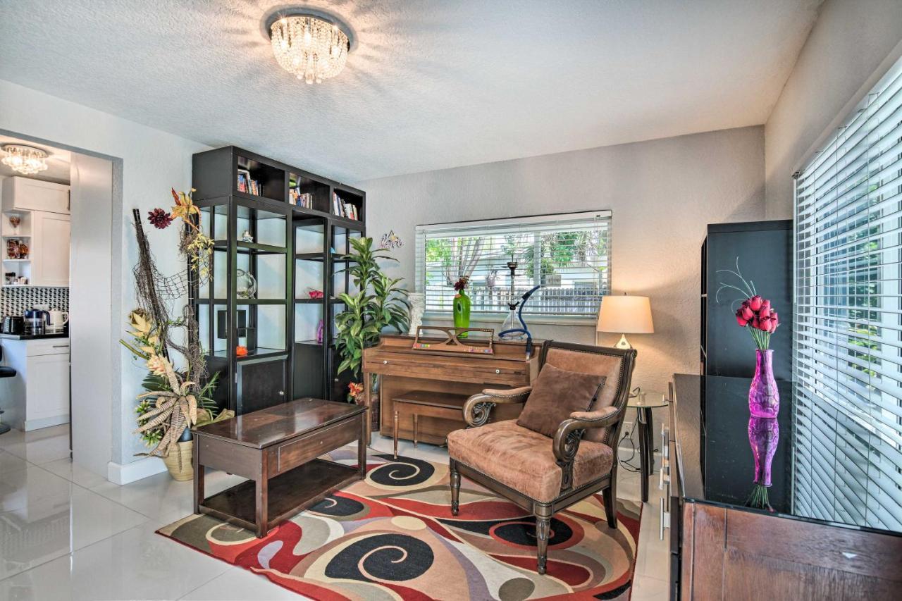 Shady And Eclectic Fort Lauderdale Dwelling With Yard! Exteriör bild