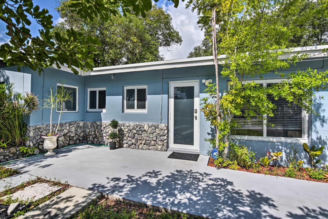 Shady And Eclectic Fort Lauderdale Dwelling With Yard! Exteriör bild