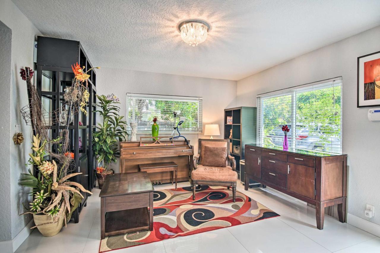 Shady And Eclectic Fort Lauderdale Dwelling With Yard! Exteriör bild