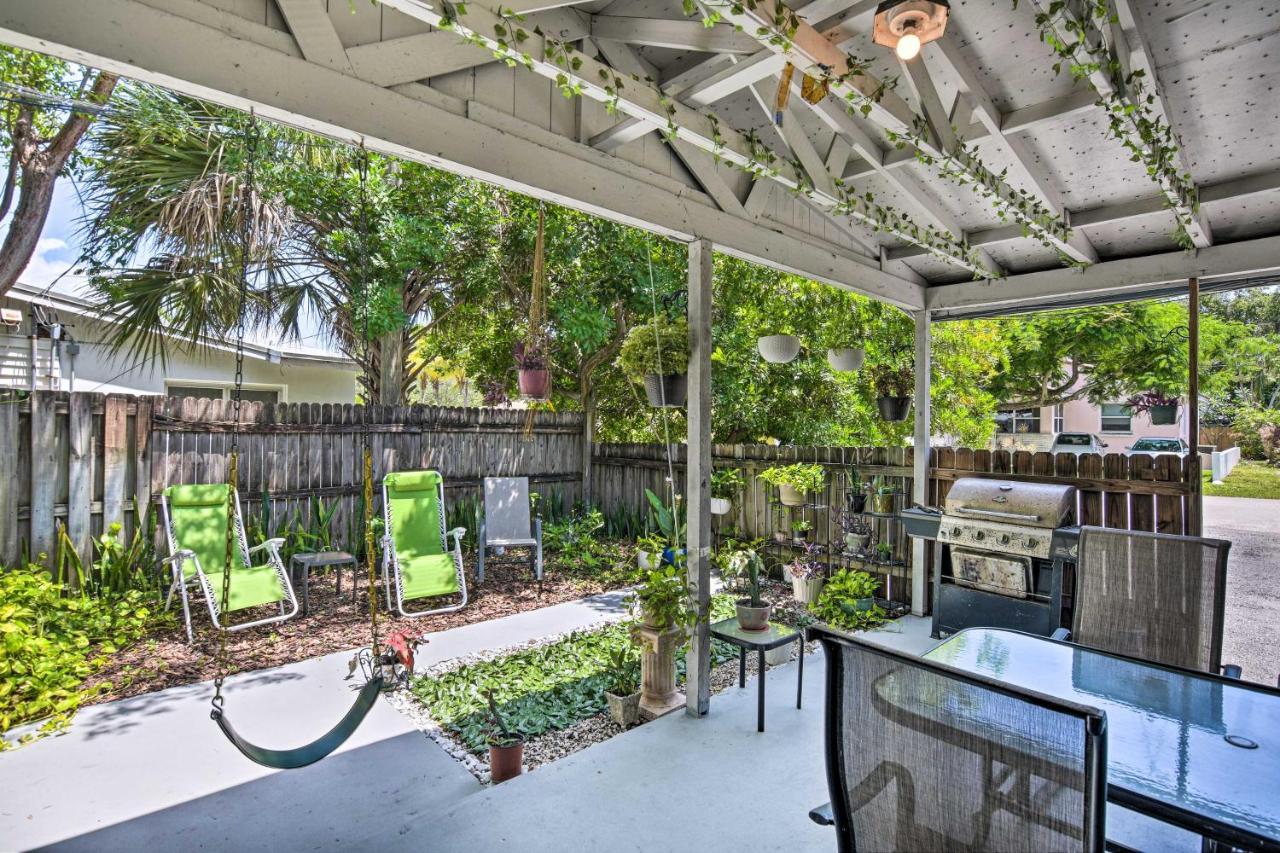 Shady And Eclectic Fort Lauderdale Dwelling With Yard! Exteriör bild